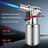Large-Capacity Windproof Metal Torch: Direct Flame Outdoor BBQ and Kitchen Lighter