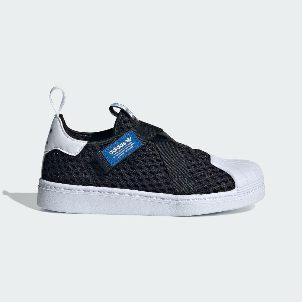 Adidas Originals Sst 360 3.0 Breathable Low-Top Kids Skate Shoes Kids Sneakers Black White IE8194