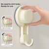 Fashion Wall-Mounted Utility Hooks - Strong Vacuum Suction Cup, Easy Install, No Hole, Heavy-Duty Plastic Organizer for Kitchen, Bathroom, Door