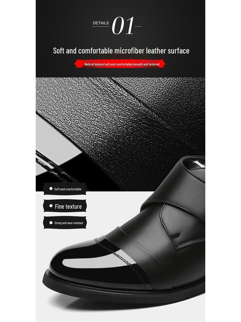 Herren 2025 Winter High-Top Fleecegefütterte Schneestiefel - Britischer Stil Warme Baumwolle Lederschuhe