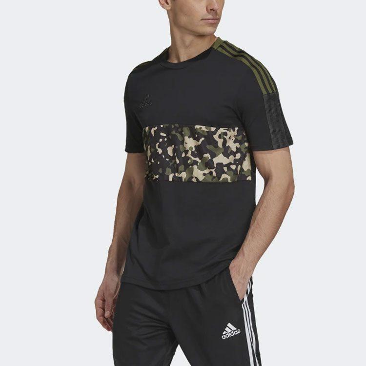 Adidas Soccer Jerseys Men's Black Moderate Straight Fit GU8189