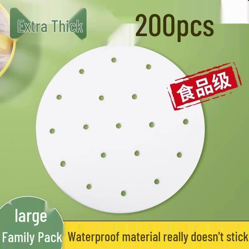 ZISIZ Disposable Food-Grade Round Steamer Liners