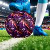 Demon Slayer Printed Size 5 Standard Football, Waterproof PU Training Soccer Ball for Outdoor Sports