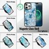 Blauer Schmetterling Meereswelle Für IPhone17 16 15 14 13 12 11 Plus Pro Max Plus Kabelloses Ladegerät Handyhülle