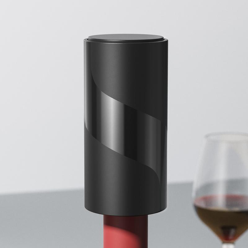Electric Wine Stopper, Mini Automatic Wine Saver Vacuum Pump for Keepping Wine Fresh, Wine Sealer and Preserver for Wine Bottles