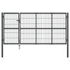 Gate with Posts Steel 350 X 120 Cm