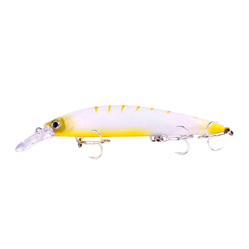 Hard Lure Minnow 13cm-36g Sinking Minnow Hard Bait Fishing Lures Minnow with Treble Hook