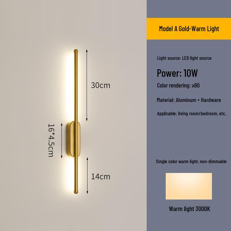 Modern Minimalist Wall Lamp for Living Room and TV Background