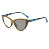 Women's Ultralight Pochromic Glasses Fashion Discoloration Cat Eye Reading Glasses Men Trendy Retro Far Sight Eyeglasses
