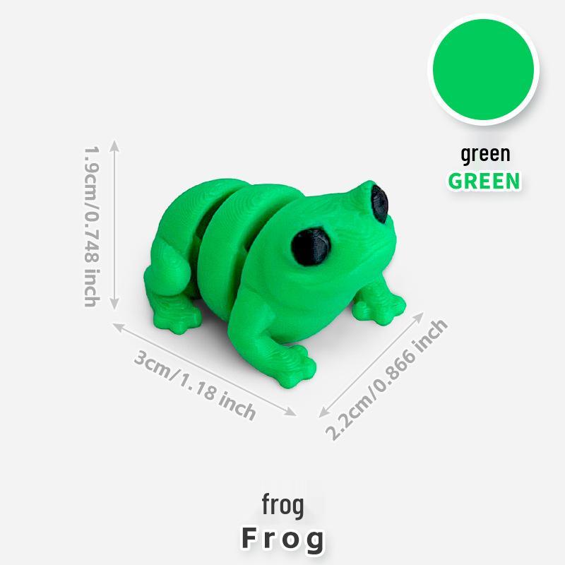 Colorful 3D Printed Small Animal Toys - Simulation Animal Models for Micro-Landscape Decoration