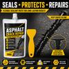 Asphalt Crack Repair Flexible Sealant Paste Strong Bond Waterproof Weather Resistant Quick Repair for Driveways Parking Lots Roads Sidewalks 200G