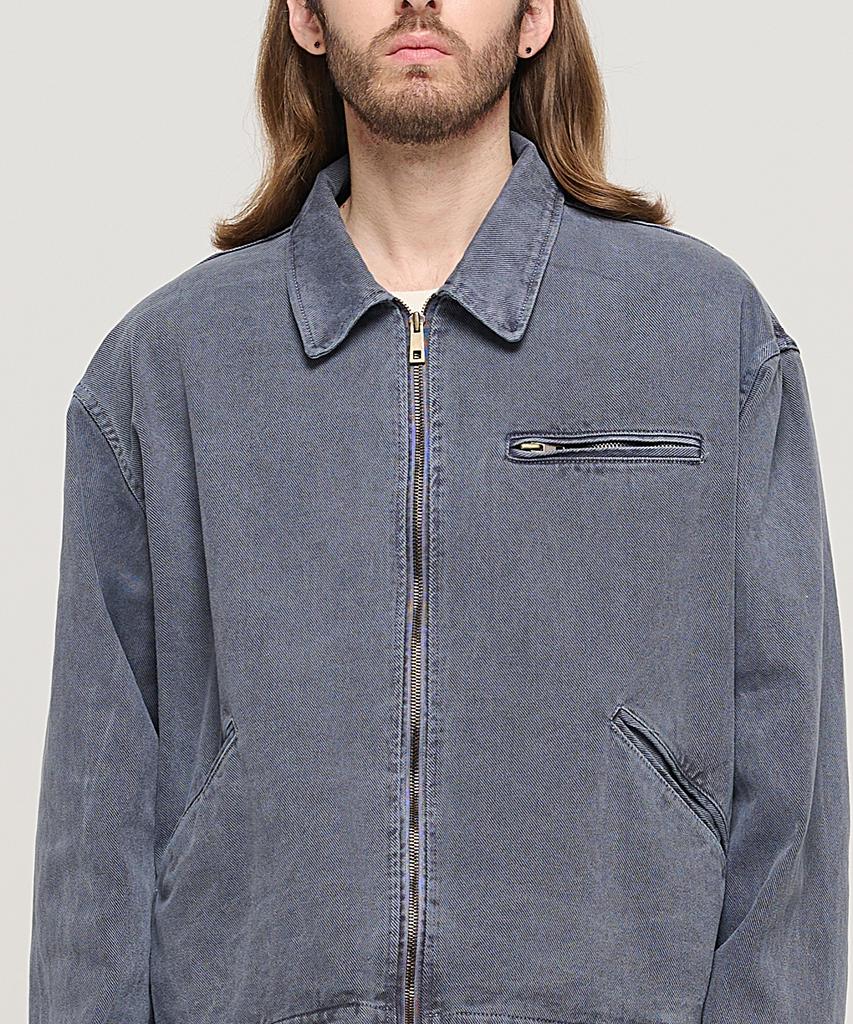 Cargobros Vintage Pigment Work Trucker Jacket (Navy)