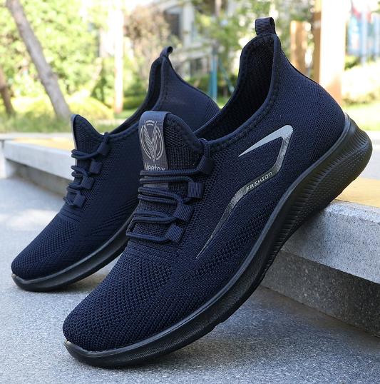 

Весенне-осенняя мужская обувь, мужская повседневная обувь, полиуретановая дышащая сетчатая обувь для активного отдыха для мужчин M1099 46 синий