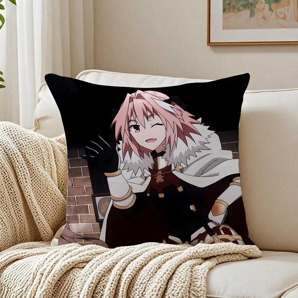 anime eccentric FFate AApocrypha AAstolfo Cushion Cover Pillowcase Antidustmite living Room Sofa Decor Cushion Room