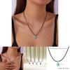 Fashion Eye Pendant Necklace With Alloy Chain For Women