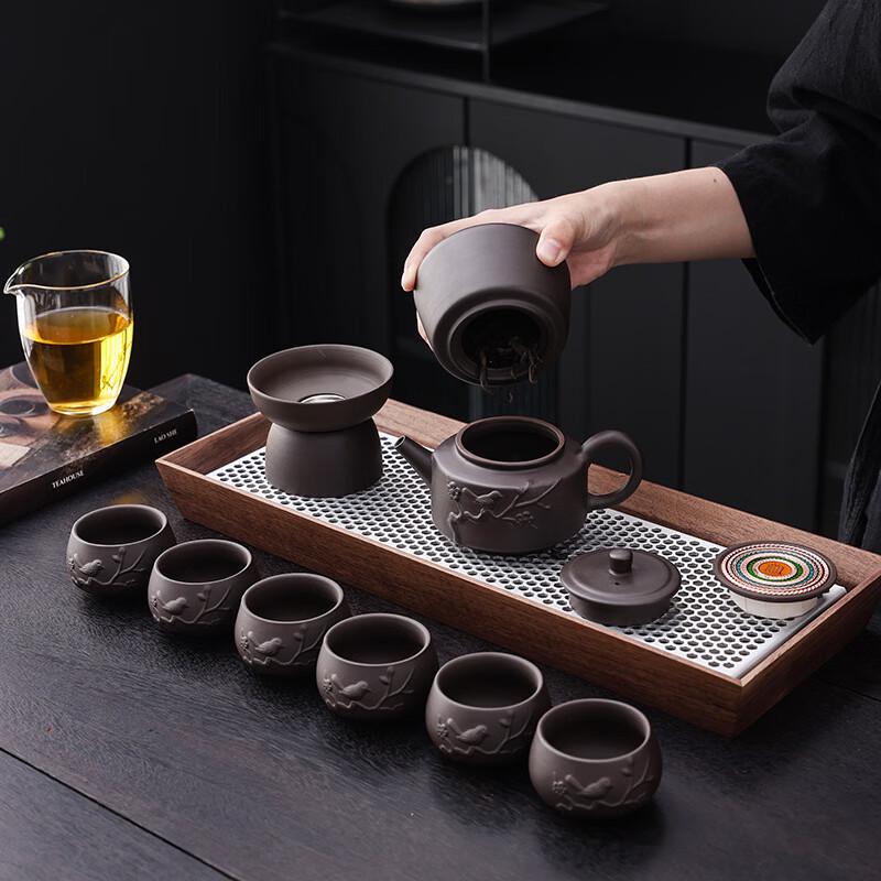 Chinese White Porcelain Kung Fu Tea Set Gift Box