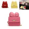 Sweet Heart Bow Kids Bag Modern Chic Chain Design Breathable Pu Shoulder Purse For Boys And Girls