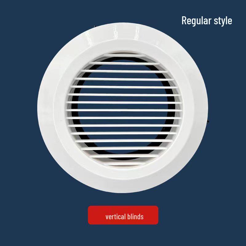 Silent Ceiling-Mounted Air Vent with Soundproof and Low Noise ABS Design