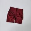 Fashion Peach Hip Lifting Sport Shorts Women's High Waist Abdominal-Shaping Slimming Running Training Hip-Showing Quick-Drying Three-Point Tights