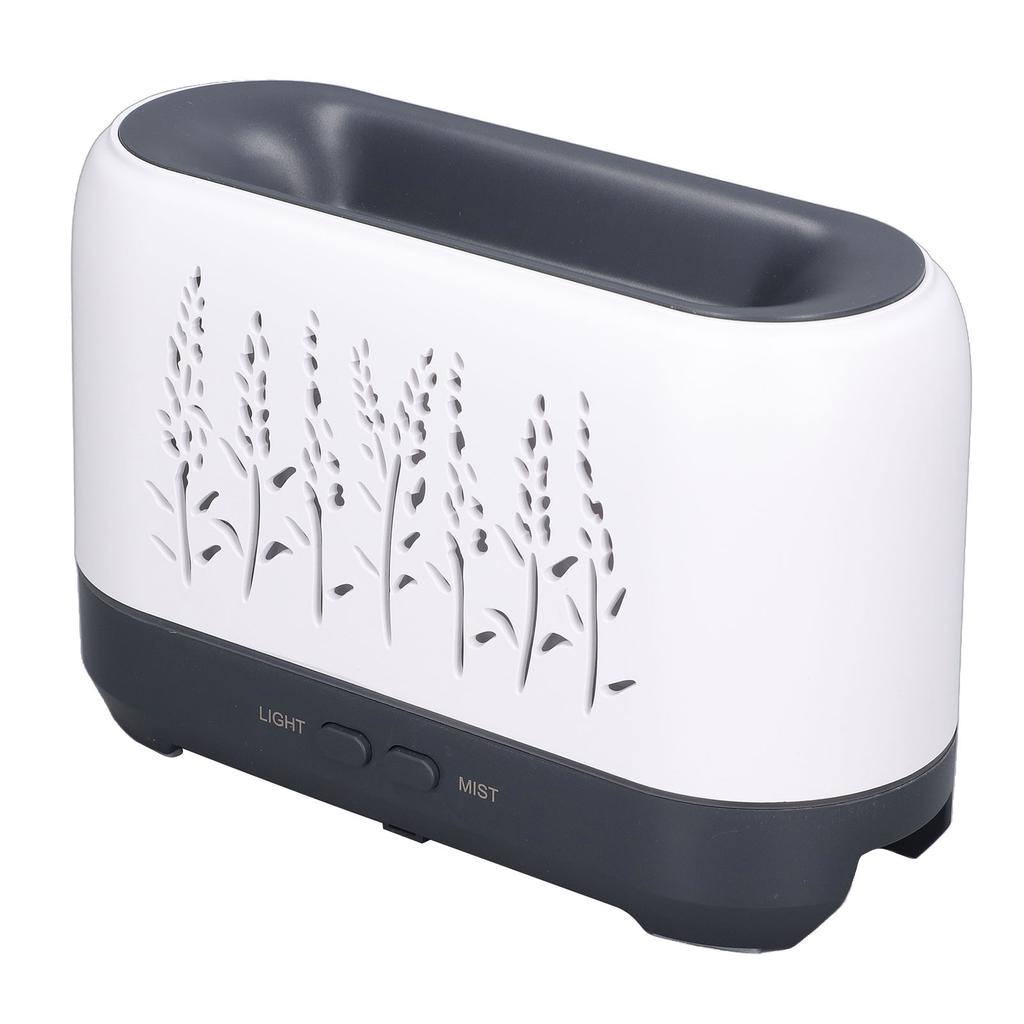 Luftfukter 200ml Hvit Hul Flamme Ultrasonisk Atomisering Stille Aromaspreder Luftfukter