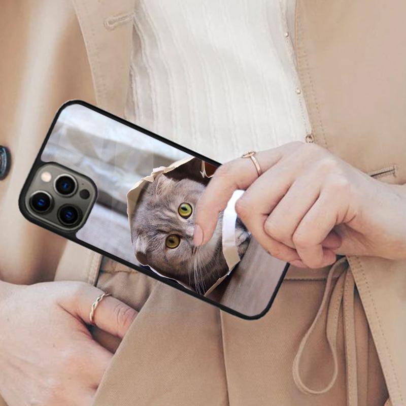 Cute Kitten Collar - Pet Love Magnetic Phone Case For APPLE iPhone 17 Air 16 14 13 12 Pro Max 15 Plus Charge MagSafe Cover