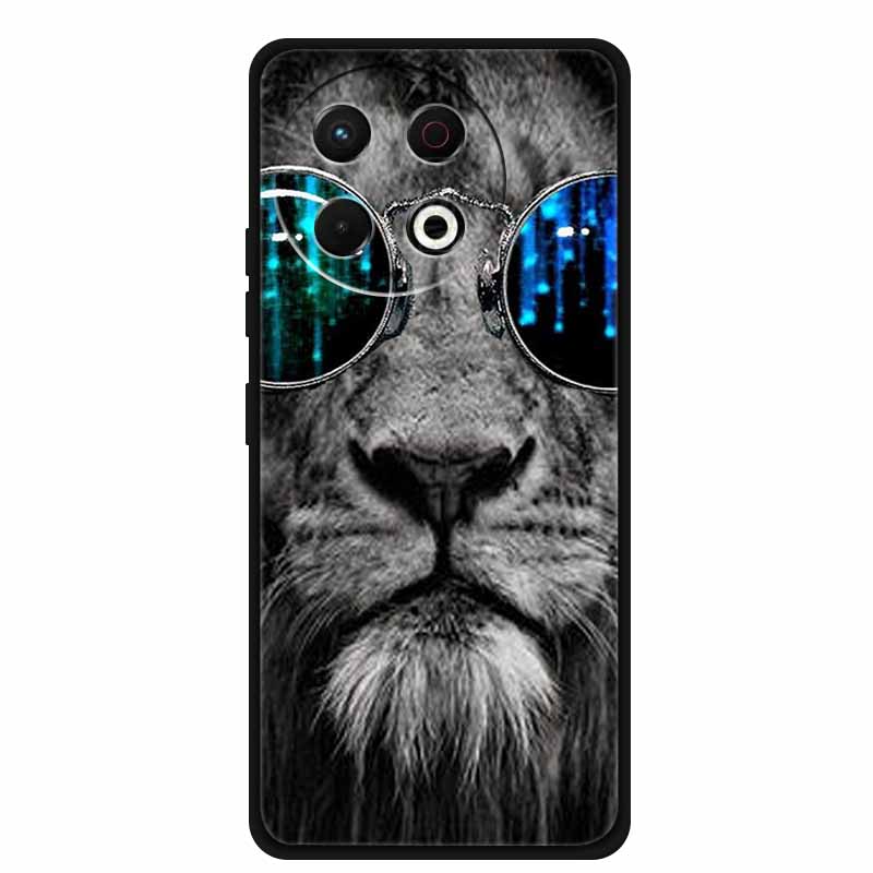 Für Tecno Spark 30 Pro 4G Hülle Spark30 Pro Hülle Schwarzes Silikon Weiche Rückseite Hülle Für Tecno Spark 30 Pro Handyhülle 30Pro Tasche