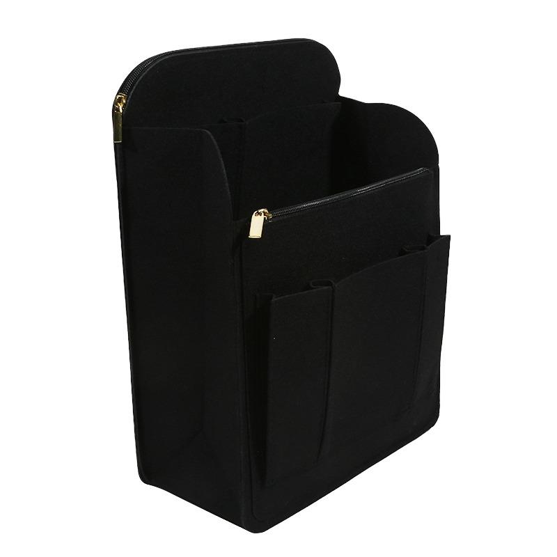 1PC Multi-Pocket Insert Bag Organizer for Backpack Storage Bag Felt Backpack Inner Bag Liner Bag Size S/M 4Colors