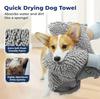 Super Absorbent Pet Bath Towel Quick-drying Cat Towels Convenient Soft Bath Robe Dry Pet Cleaning Washcloth Dog Accessories