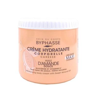 Hydraterende lichaamscrème - BYPHASSE - Amandelolie - 500 ml - Veganistisch - Alle huidtypen