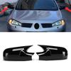 Capac Coajă Oglindă Retrovizoare Renault MEGANE-2 (2002-2009) - Design Negru în Formă de Corn