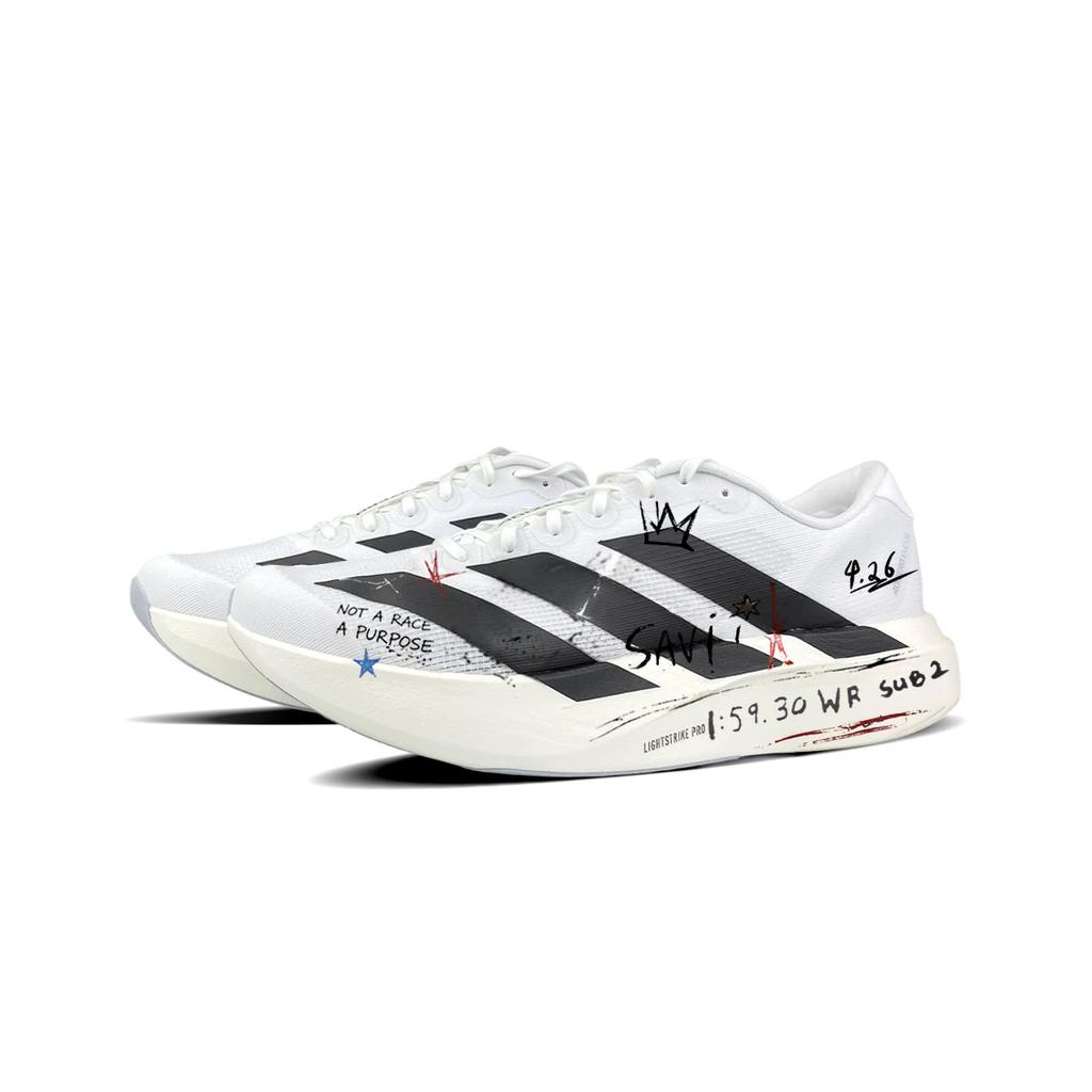adidas Adizero Evo SL Mesh Breathable Low Top Full Length LIGHTSTRIKE PRO Running Shoes Men's JH6206(Team1771-SBOX)