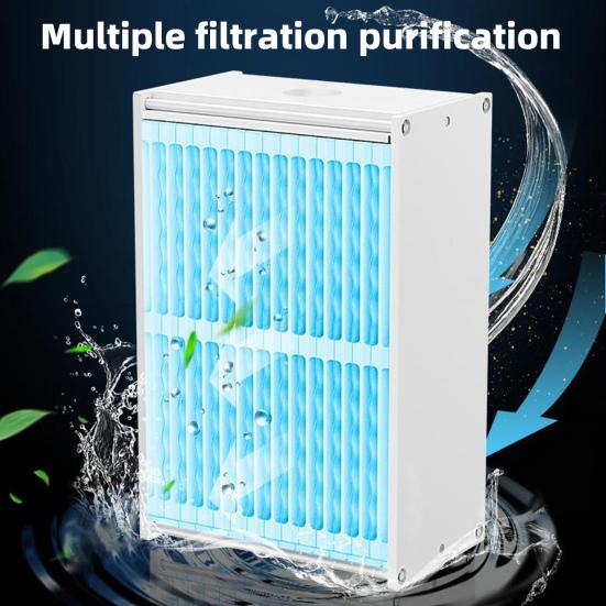 Cooling Fan Personal Air Conditioner with Water Tank 3 Speeds Strong Airflow Low Noise Desktop Air Cooler Fan Mist Maker