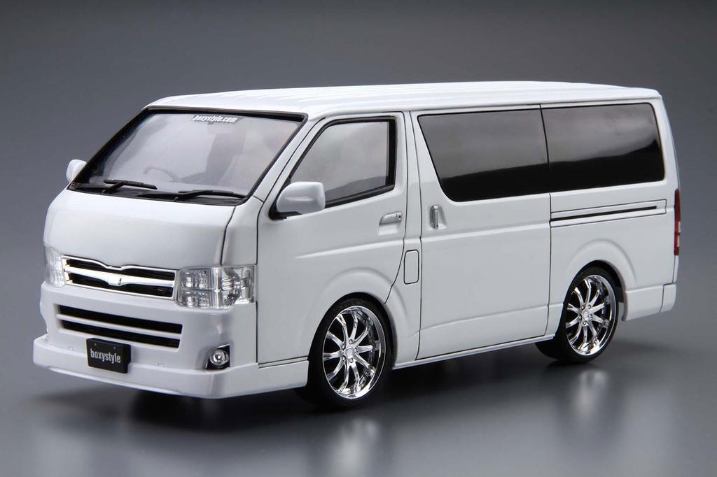 Aoshima Bunka Kyozai The Tuned Car 3 Boxystyle TRH200V Hiace Super GL Plastic Model Kit Co., Ltd. (AOSHIMA) No. 1/24 '10 (Toyota)