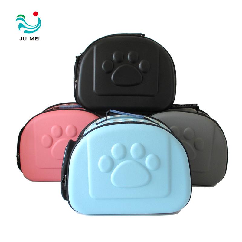 Foldable & Breathable Pet Carrier: Portable Handheld Cat and Dog Backpack/Cage