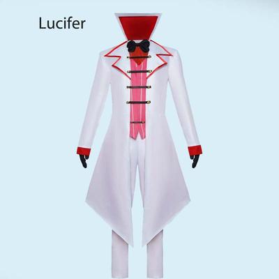 Anime Cosplay Lucifer Deluxe Outfits With Gloves For Halloween Party Lucifer Cosplay Costume