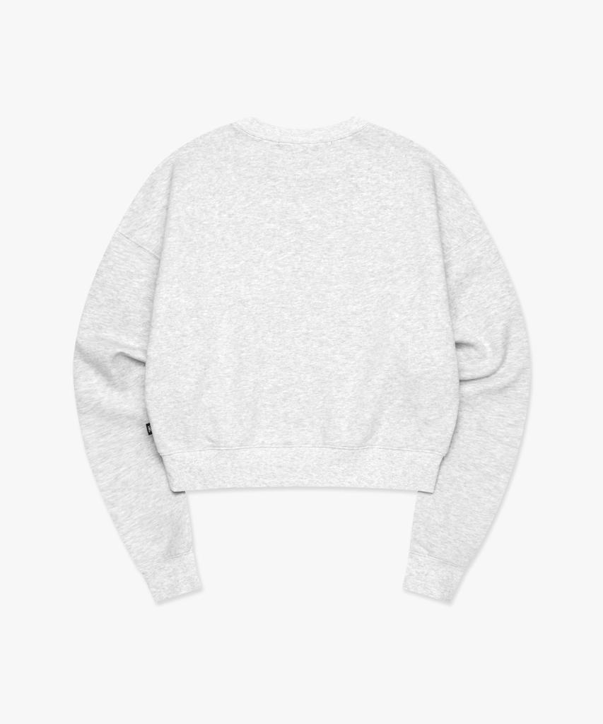 LMC Wm College Cropped Sweatshirt Light Heather Gray