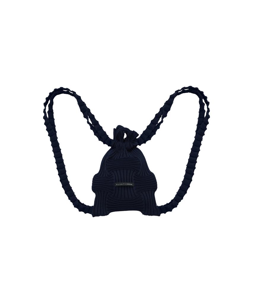 Pleatsmama Mini Bow Backpack Midnight