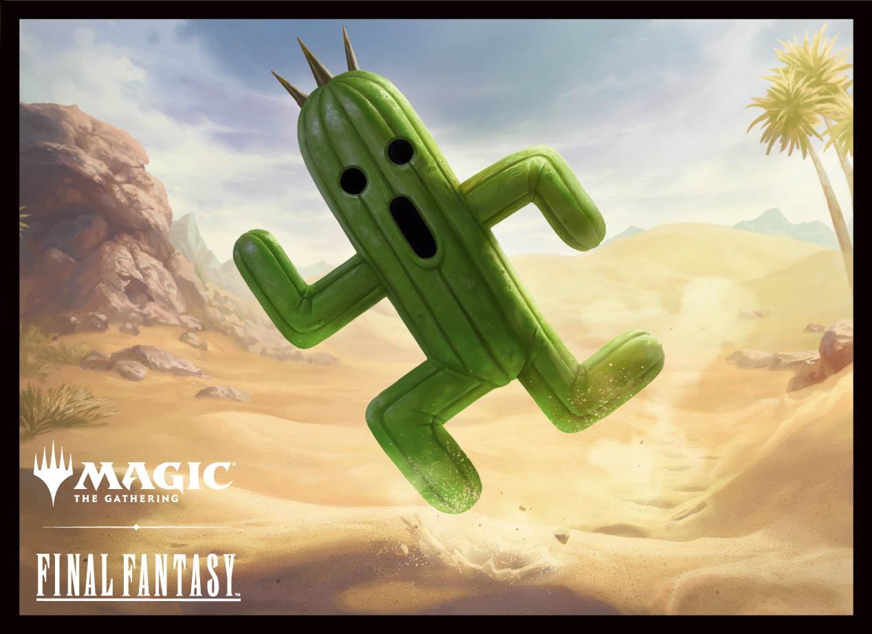 

ENSKY The Players Card Sleeve Magic Gathering—FINAL FANTASY Cactuar MFS-21 зелёный