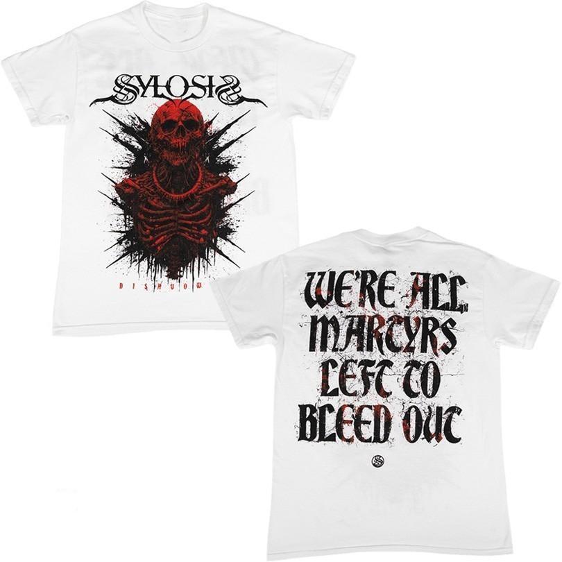 New Sylosis Band 2 Sides Disavowed White S to 5XL Concert Shirt ZL500 Unisex T-Shirt L
