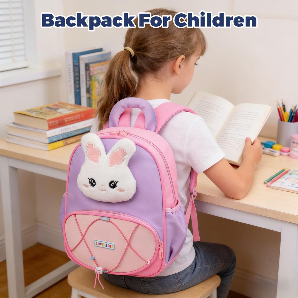 Children's Backpack For Ages 3-6; Cute Doll Backpack For Early Education Class; Preschool Backpack For Kids Starting Kindergarten