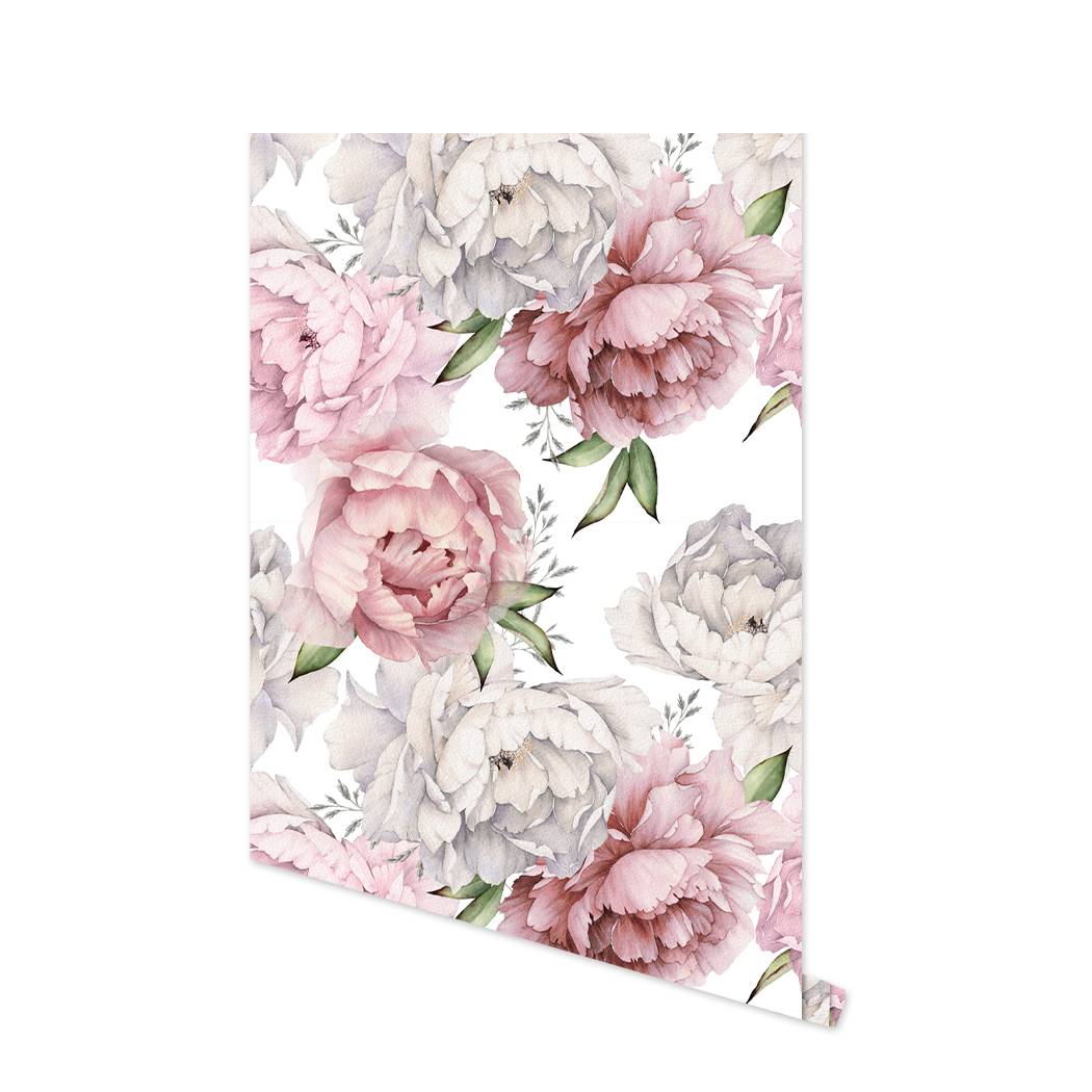 

Розовый пион, цветочный пилинг и приклейка, обои, белый цветок, самоклеящиеся обои, винтажная съемная контактная бумага 3mx45cm