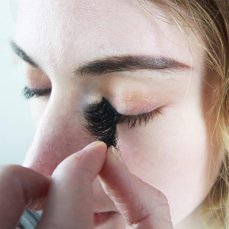 Selvklæbende Erstatningsstrimmel til Falske Øjenvipper Med Æske Genanvendelig Og Vandtæt Naturligt Udseende Og Langvarig Makeup Værktøjer