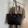 Casual Tote Bag for Women Closure Stylish Letter Label Zipper Large Capacity Ladies Shoulder Bag Purses and Handbags Bolsa