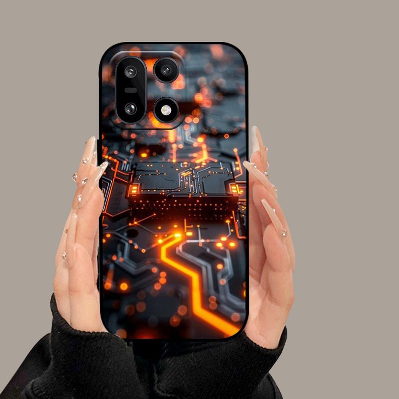 For OnePlus 15 5G Case Cute Cartoon Painted Soft Silicone Back Cover For OnePlus15 One Plus 15 TPU Bumper Full Protection Fundas