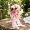 Artificial Silk Flower Bridal Arm Bouquet Lightweight Wedding