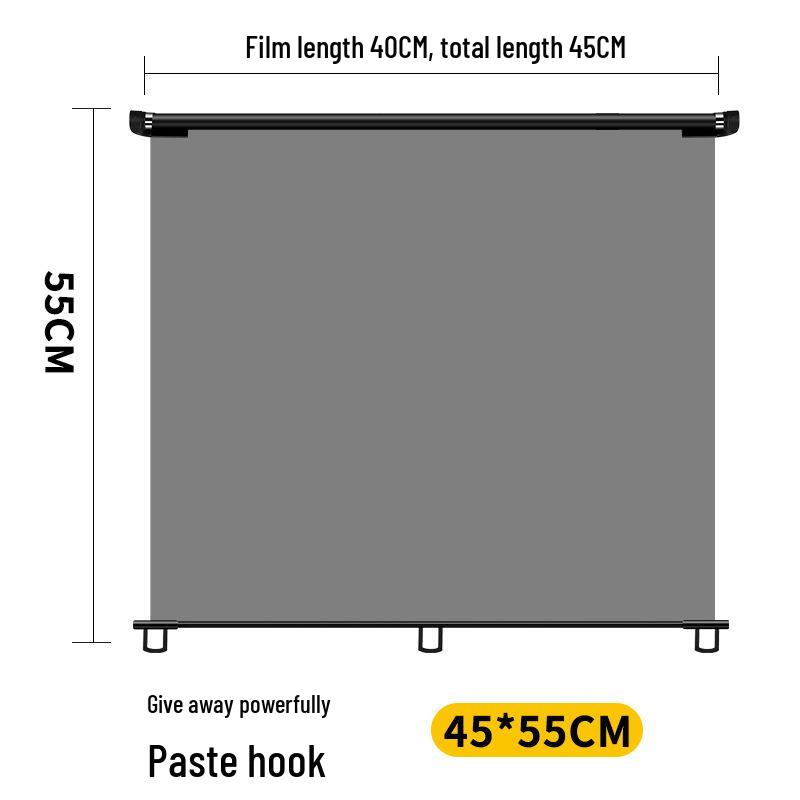 Electric Retractable Truck Sunshade: Windshield and Heat Protection for Tricycles and Four-Wheelers
