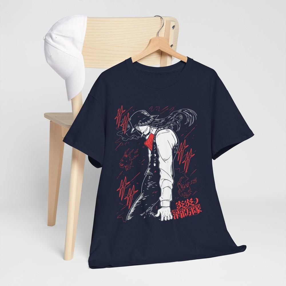 Shinra Kusakabe Fire Force Shirt Skitaru Shonen Tamaki Fire Fighters Tshirt S