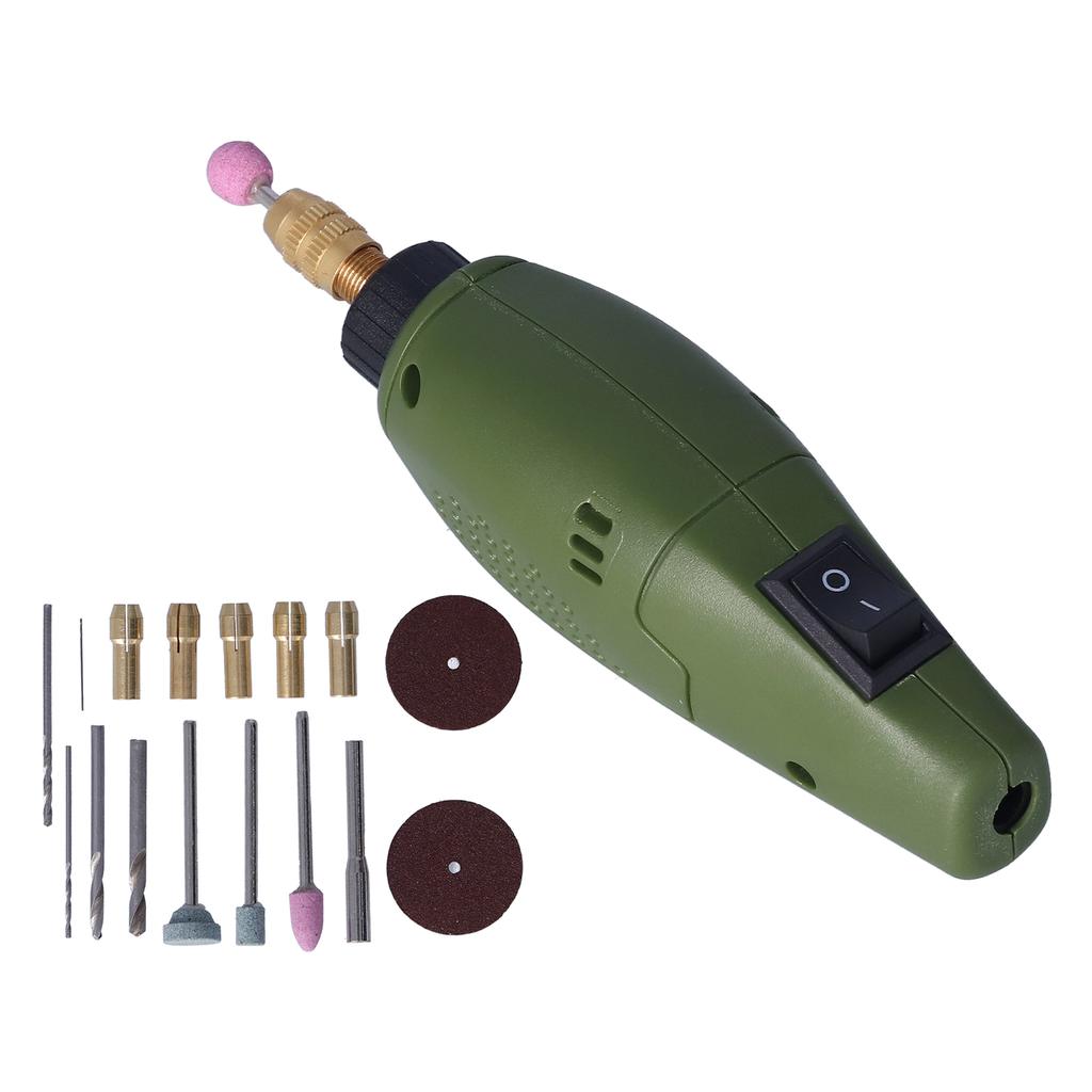 Electric Grinding Pen Manual Engraving Trimming Polishing Rotary Tool Kit 12000RPM