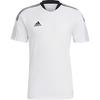 Adidas T Shirts Men's White Crew Neck Moderate Straight Fit GM7590-
