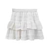 Elastic Waist Ballet Lace Puffy Skirt - 2025 Summer Short Half-Body Skirt for Girls, Anti-Exposure Design